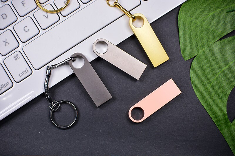 Metal Waterproof Pen Drive 128 GB USB Flash Drive 1TB 512GB 256GB 128GB High Speed USB 2.0 Flash Disk Pen Drive Memory Stick