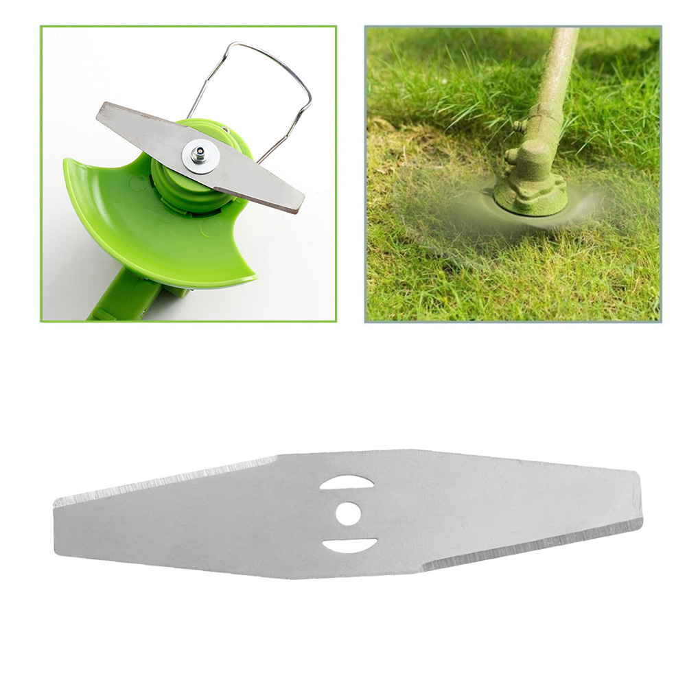 150mm Metal Grass String Trimmer Blades Lawn Mower Replacement Trimmer Tool Straight Blade Saw Blade Of Electric Cutting Machine