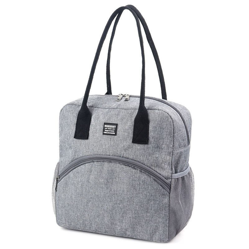 Insulated Luch Bag Women Men Oxford Lunch Bag Thermal Large Capacity Picnic Food Box Bag Hand Bags