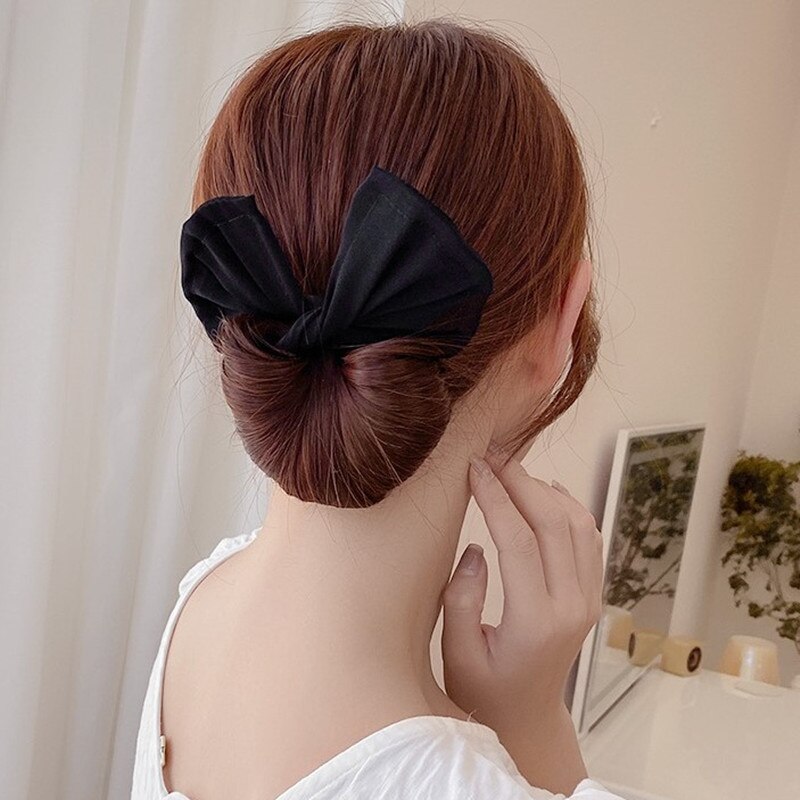 Épingles à cheveux magiques pour femmes, pinces à cheveux en tissu pour filles, accessoires tressés: NO.1