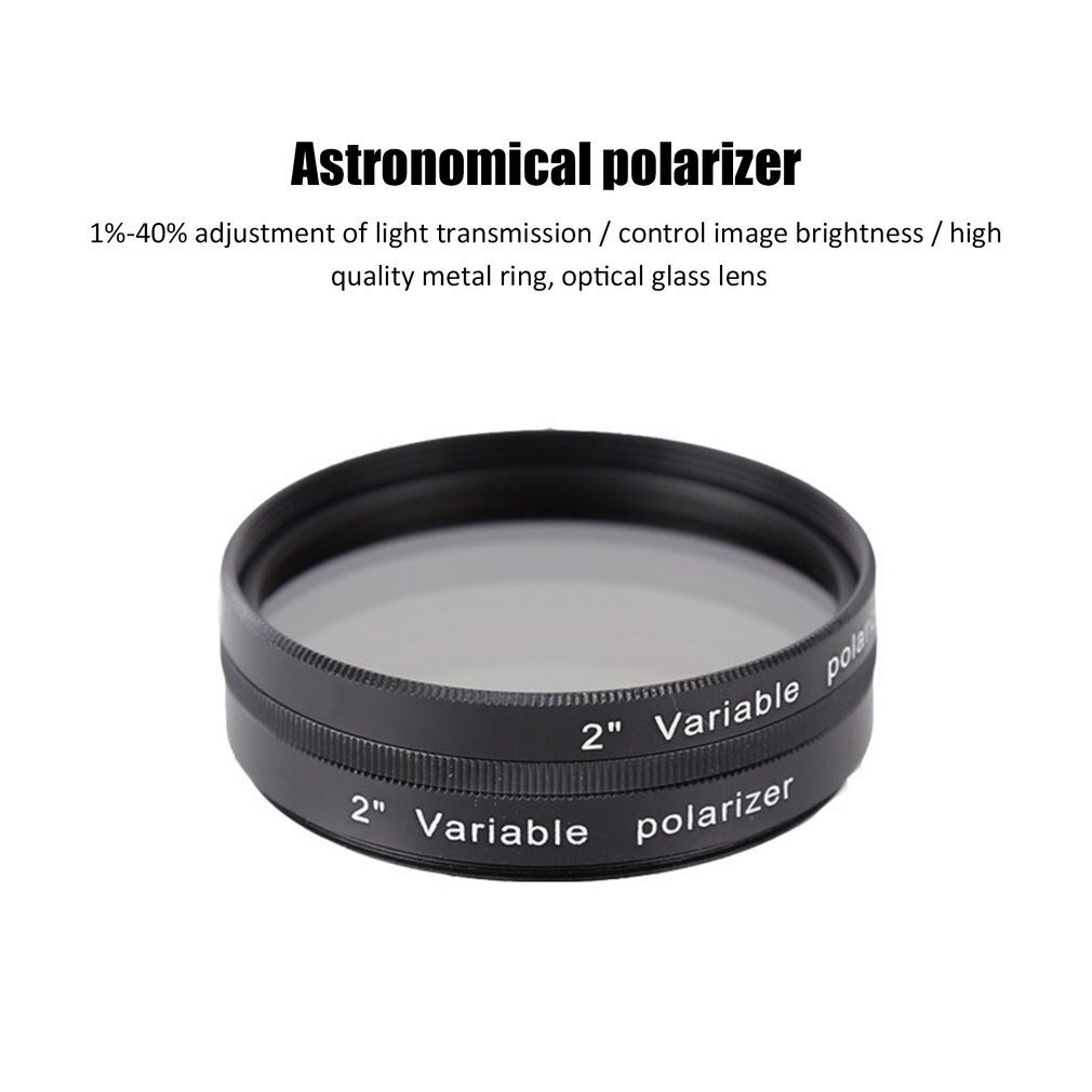 Filtre polarisant Variable pour télescope et oculaire, 1.25, 2 pouces, pour astronomie, monoculaire, excellente , F9147