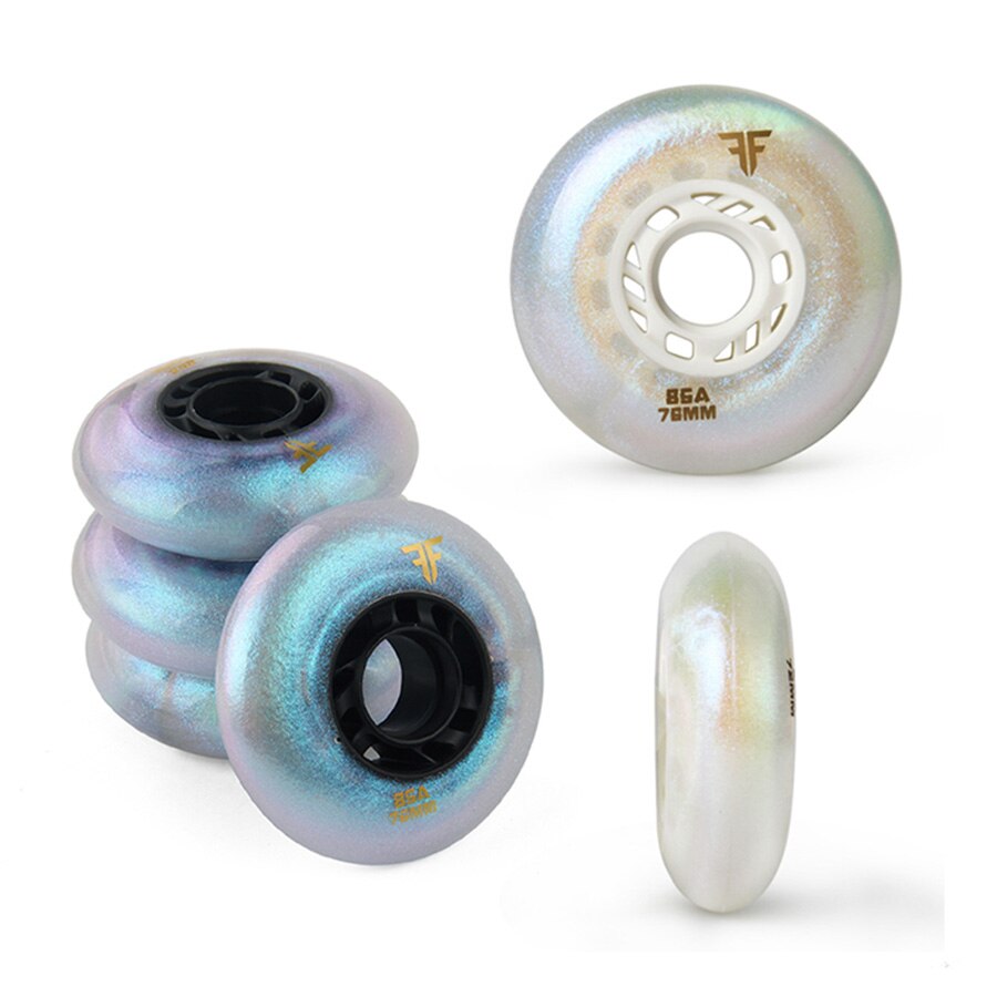 Starry sky&galaxy inlines hjul resistenta 86a slalom glidande 72 76 80mm rullskridsko däck för seba powerslide patines