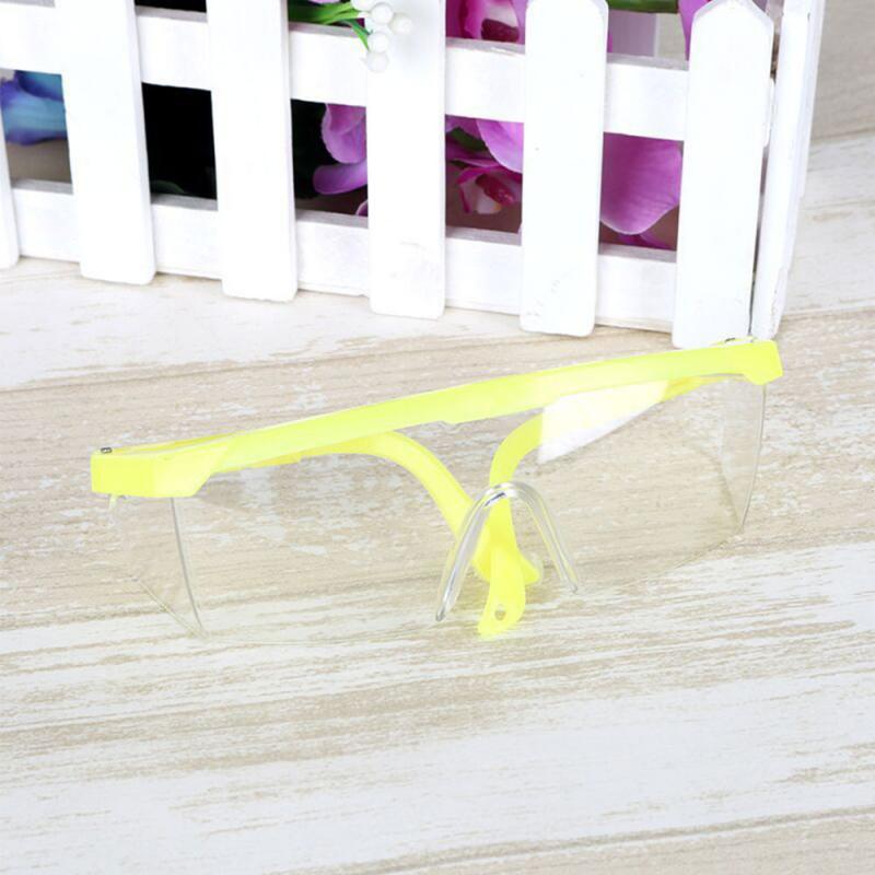 Foldable Adjustable Safety Goggles Anti-Sneeze Liquid Eye Anti-Droplets Windproof Lab Glasses Clear Lens
