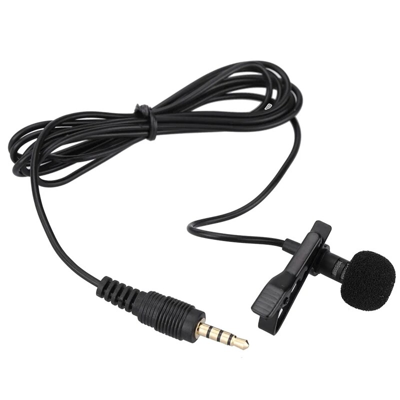 EY-510A Mini Bedrade Microfoon Mic Draagbare/Clip-On Revers Lavalier/Handsfree/3.5Mm Jack condensor Voor Iphone Ipad Pc