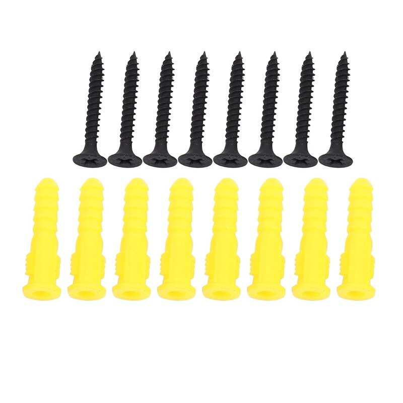 3X Double Curtain Rod Holders Set, Curtain Rod Brackets, Tap Right Into Window Frame Curtain Rod Hang Curtain Brackets