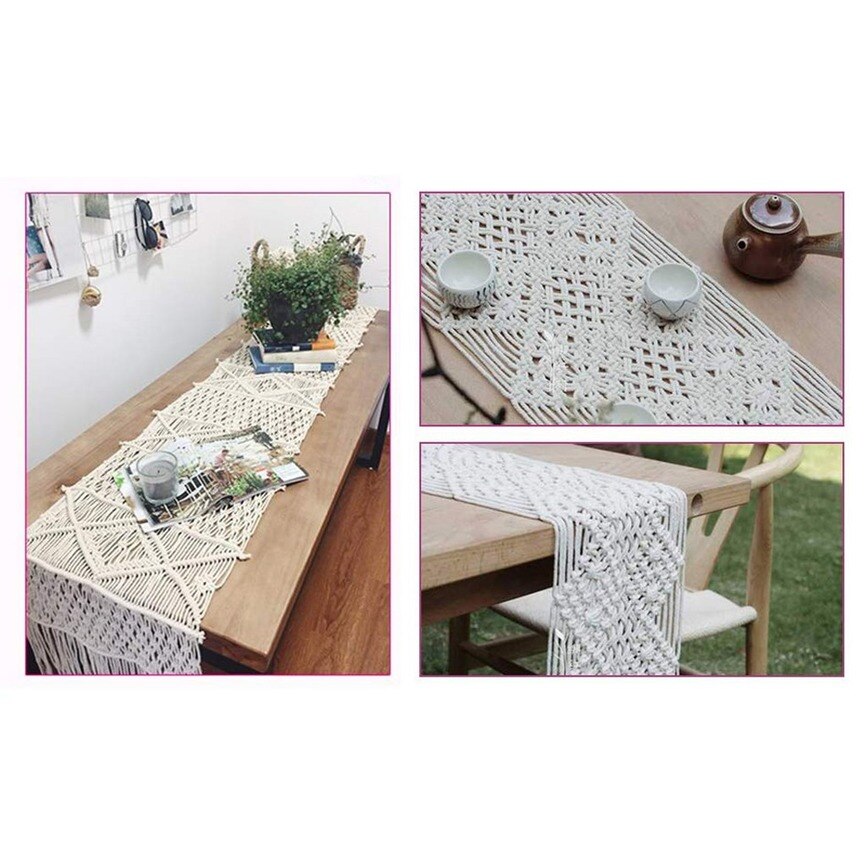 Natuurlijke Katoen Macrame Touw Koord 3Mm 109 Yard 100% Natuurlijke Katoen Muur Opknoping Plant Hanger Craft Maken Breien Koord touw