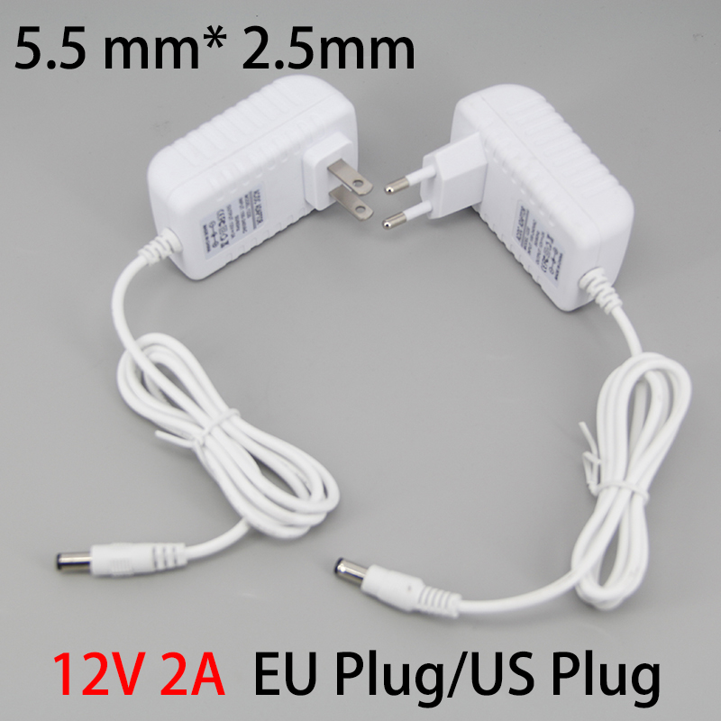 Weißer LED-Treiber Wechselstrom 100 V-240V zu Gleichstrom 12V 2a Netzteil Adapter Beleuchtung Transformatoren Schalt wandler Ladegerät für LED-Streifen