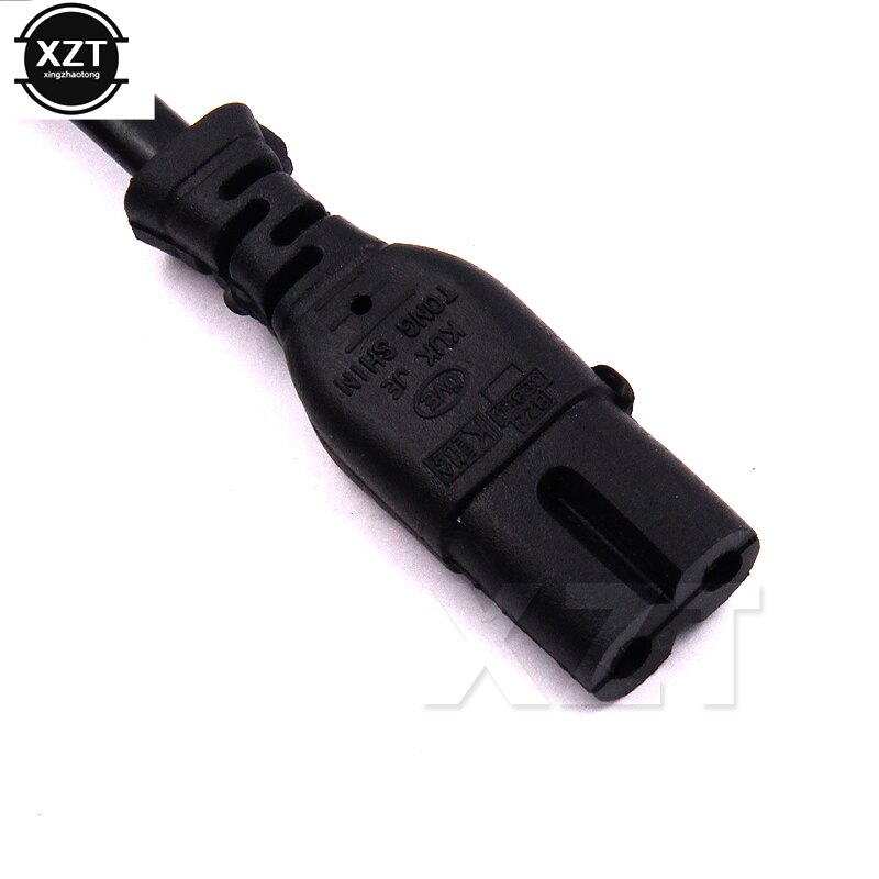 Più nuovo 2.5A 250VUK Spina 2 Spille Cavo di Alimentazione Cavo di CA Del Computer Portatile Cavo Adattatore 2 Spille Figura 8 Cavo Adattatore di Alimentazione