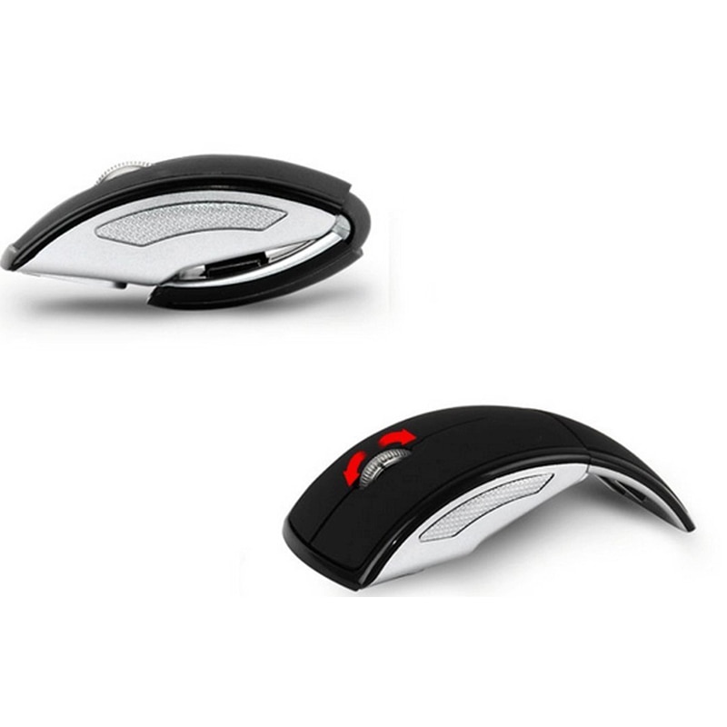 2.4GHz Wireless Mouse Home Offie computer mouse Foldable Folding Mouse/Mice with USB 2.0 Receiver for PC Laptop Win7/8/10/XP