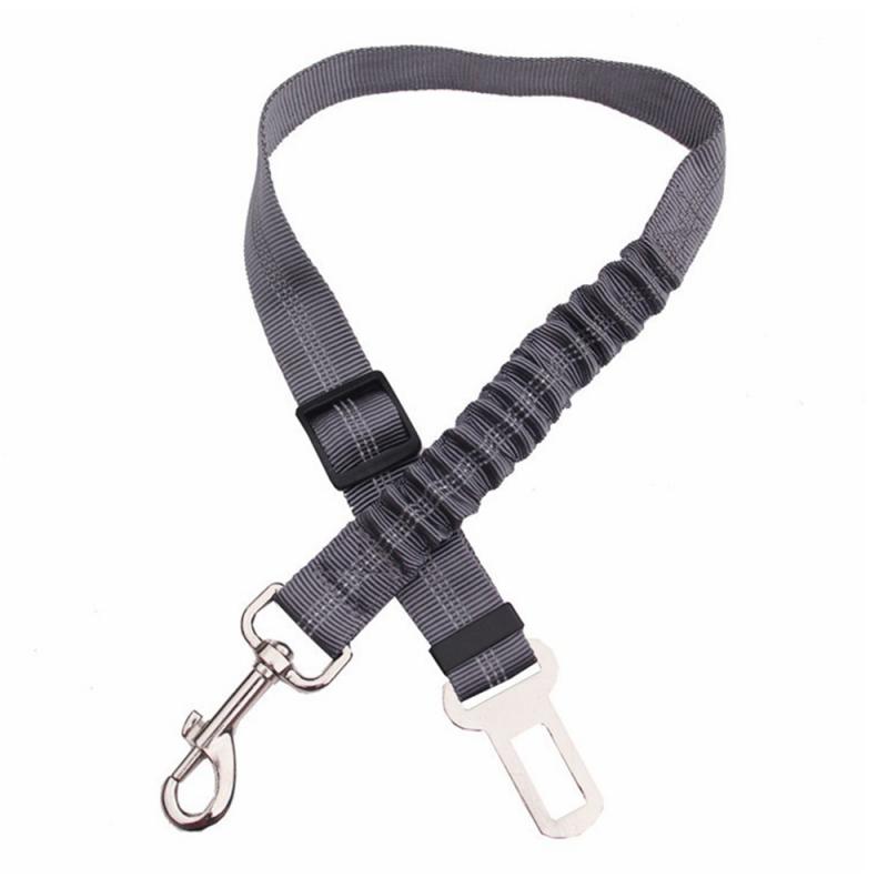 1Pcs Leiband Voor Hond Puppy Honden Kraag Verstelbare Elastische Reflecterende Huisdier Autogordel Autogordel Dierbenodigdheden reizen Clip M: 2