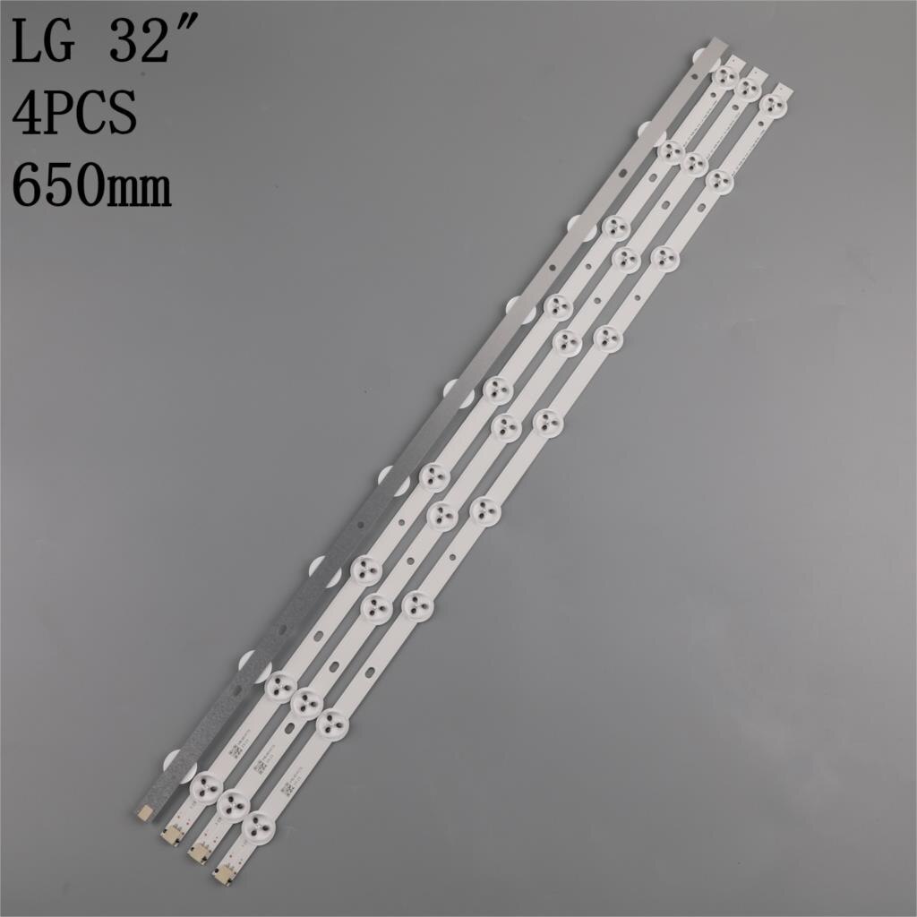 LED Backlight strip 9 Lamp for Tiras TV 32LM3400 32LS3400