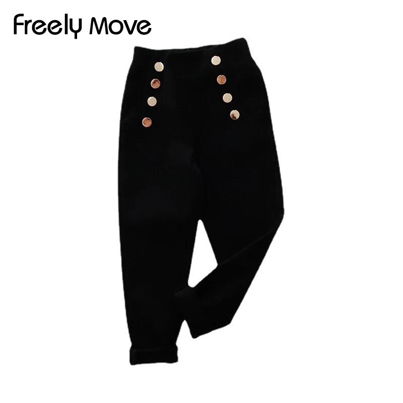 Sposta liberamente i bambini collant con bottoni per ragazze Leggings primaverili estivi Kid Girls autunno abbigliamento ragazza pantaloni pantaloni per bambini
