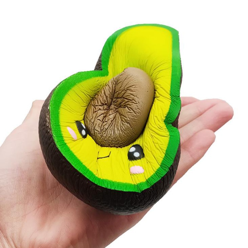 Jumbo Avocado Squishy Nette Langsam Rising Weichen Squeeze Spielzeug Simulation Süß Duftenden Stress Relief für Kind Baby Weihnachten Toy10 * 13CM