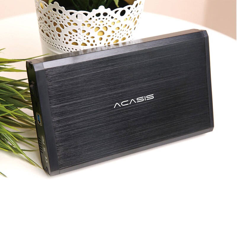 Aluminum 3.5 inch USB 3.0 SATA external hard disk box enclosure stand by 4TB hard disk enclosure computer Laptop Desktop HDD D