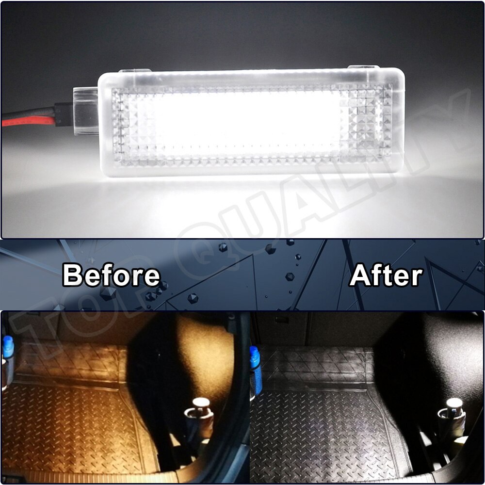 2x Past Voor Fiat 500X 500L 500 500C Punto Grande Alfa Romeo Stelvio Giulia Witte Led Interieur Kofferbak Bagageruimte lichten