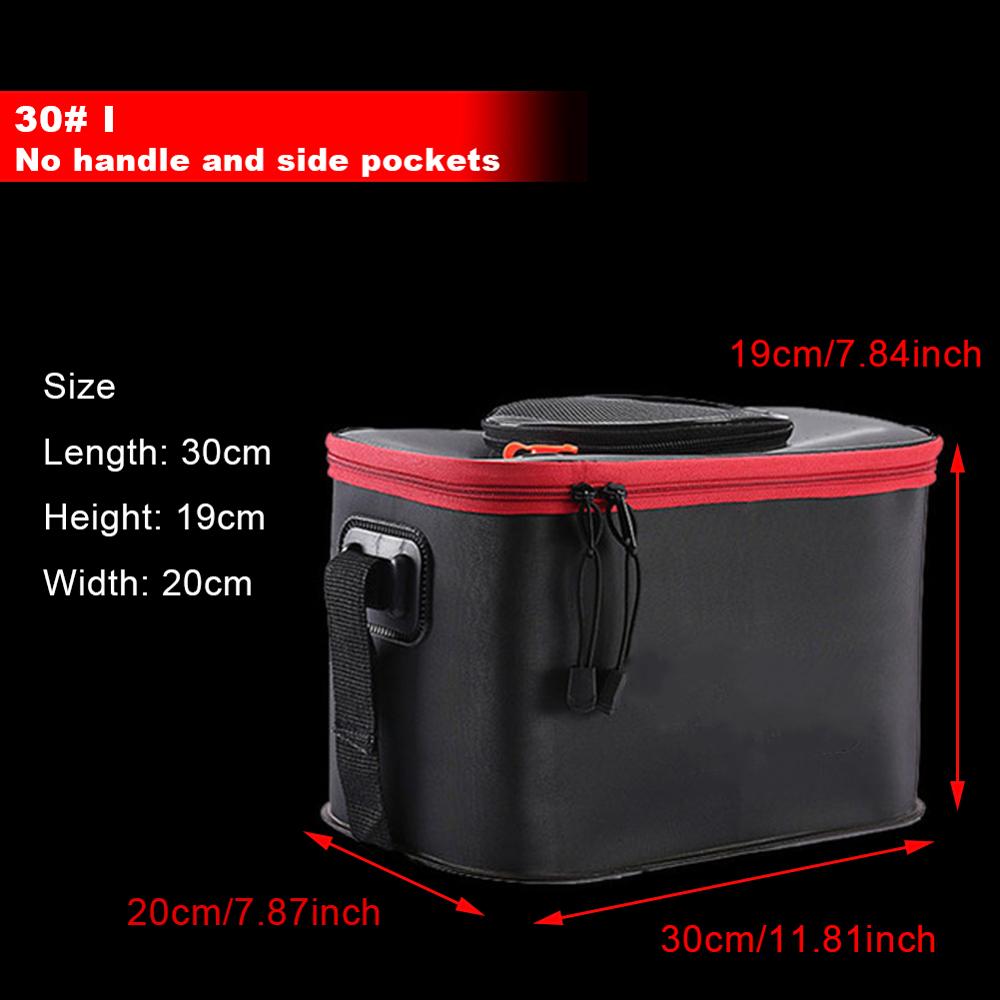 Waterproof Fishing Bag Large Capacity Multifunctional Lure Fishing Tackle Pack Outdoor Live Fishing Bag Fish Box Supplies: 30