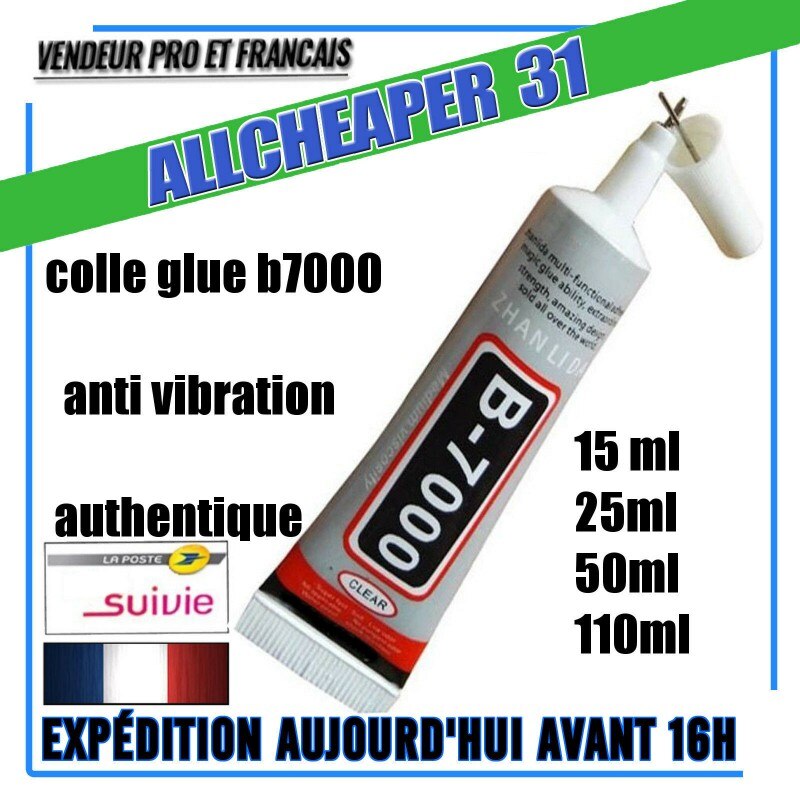 25 ml B7000 Kleber Mit Nadel praktisch Punkt Bohrer DIY Schmuck Dekorative praktisch Bildschirm Kleber