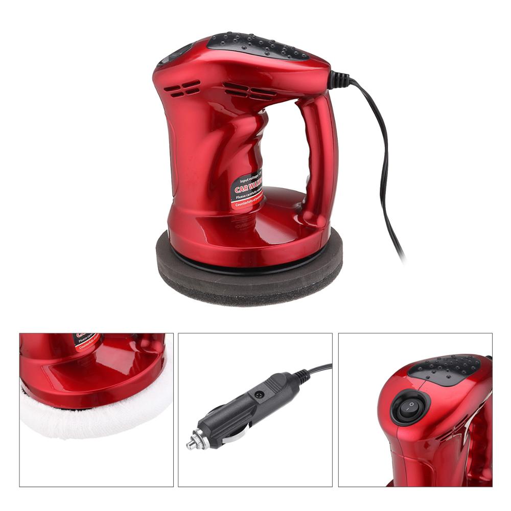 12V Car Auto Polisher Vehicle Polishing Machine Electric Tool Buffing Waxing Buffer Waxer ABS Vacuum Cleaner Tools Kit