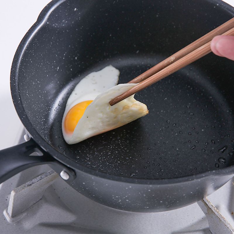 24cm multifunctionele aluminium legering antiaanbak koekenpan gebakken ei pot inductiekookplaat koken kleine wok voor keuken