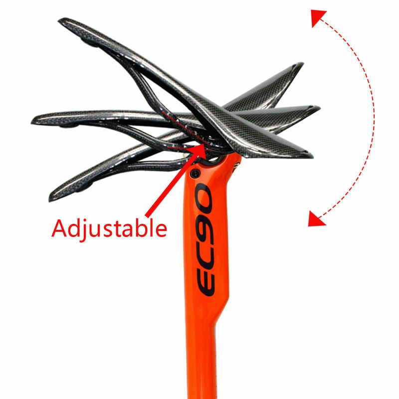 Tija de sillín ec90 con cuentagotas, canoa, tija de carbono para mtb, tige de selle reggisella, tija de asiento de carbono, 27,2/30,8/31,6x350/400mm, novedad