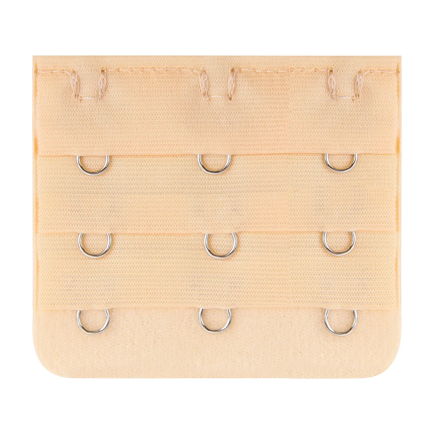 Extensores de sujetador con cinturón alargado, 3 filas, 2 ganchos, 3 ganchos, 4 ganchos, accesorios de extensión para ropa interior, 3 uds.: Castaño