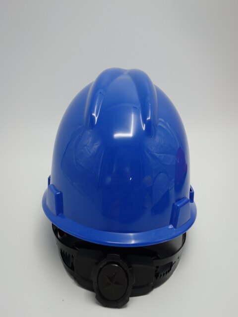 Standard ABS Shell Construction Safety Work Helmet Hard Hat: Blue