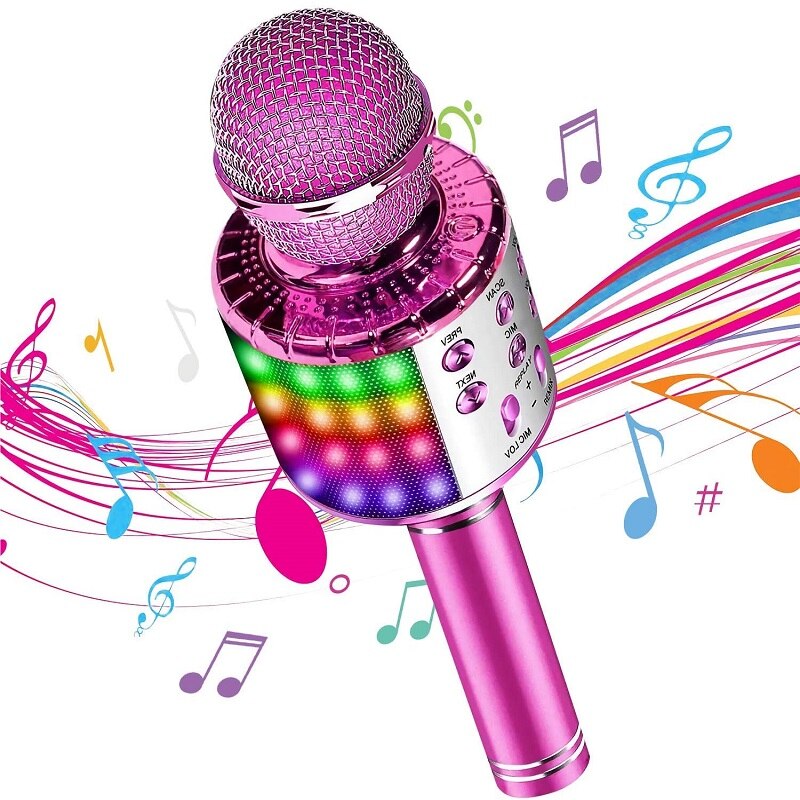 Microphone domestique sans fil, Bluetooth, avec audio intégré, WS858L