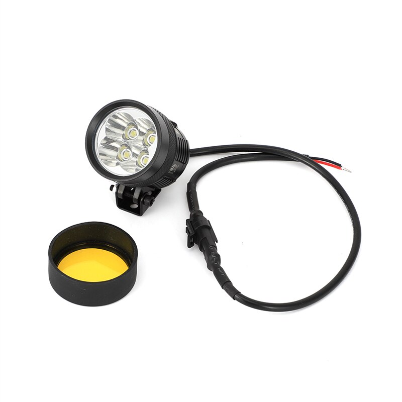L4X/L6X Spotlight Electrical Bicycle LED Light Motorcycle Yellow Light Lamp Cover Switch for BMW Suzuki Front Passing Light