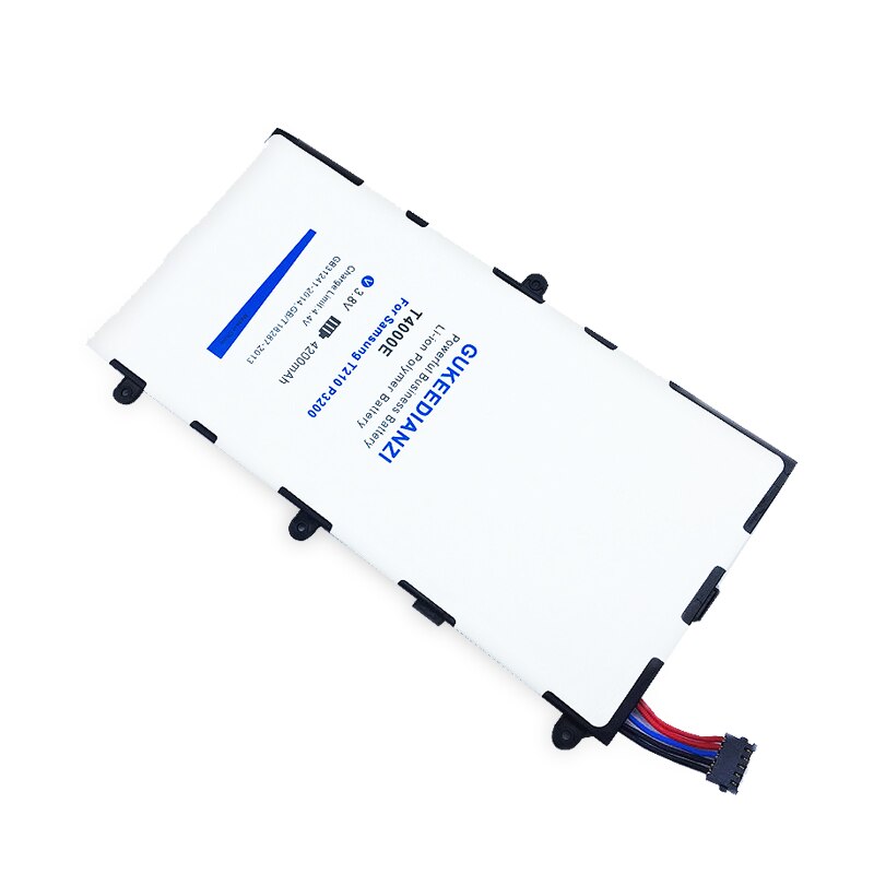GUKEEDIANZI T4000E 6000mAh batería para Samsung Galaxy Tab 3 7,0 SM T210 T211 T215 GT P3210 P3200 de litio Tablet PC baterías