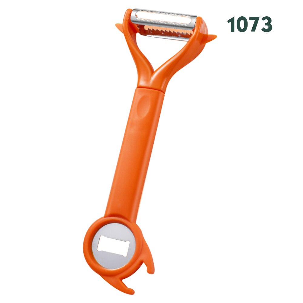 3 in 1 Fruit Vegetable Peeler Stainless Steel Multipurpose Bottle Opener Multifunctional Kitchen Tool PR: B