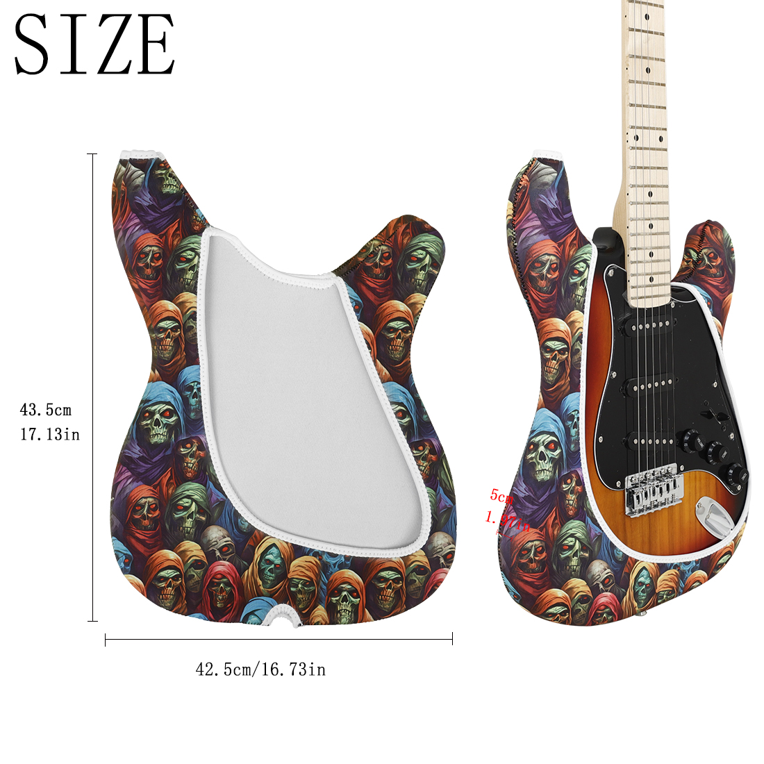 IRIN ST Electric Guitar Dust Cover Protective Thickened Cotton Guitarra Scratch Resistant Cover Guitar Parts & Accessories