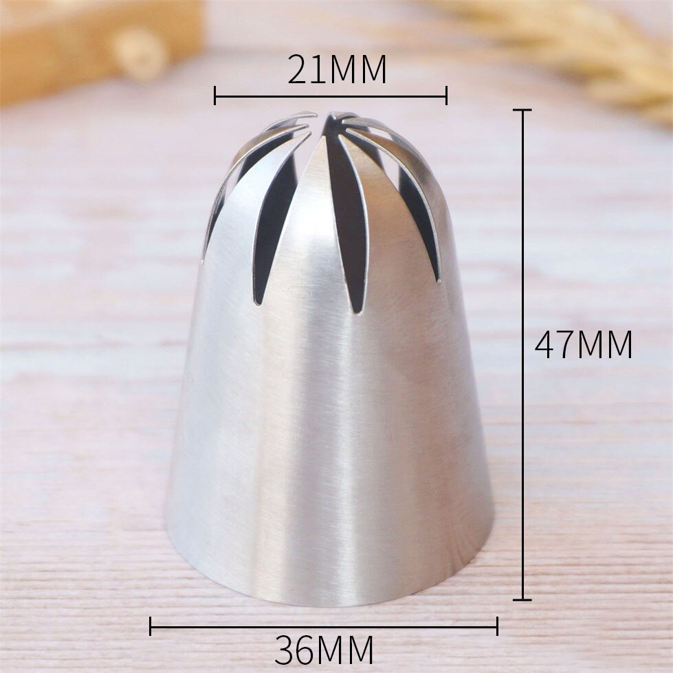 #901 902 Cake Decorating Pastry Piping Nozzle Icing Tips 14 teeth Bakeware Kitchen Cookies Tools Stainless Steel: 902