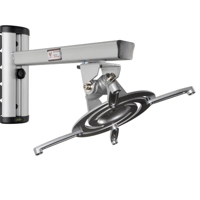 Aluminum Alloy 360 Degree Projector Wall Mount Full Motion Retractable Universal Projector Hanger Bracket PR03