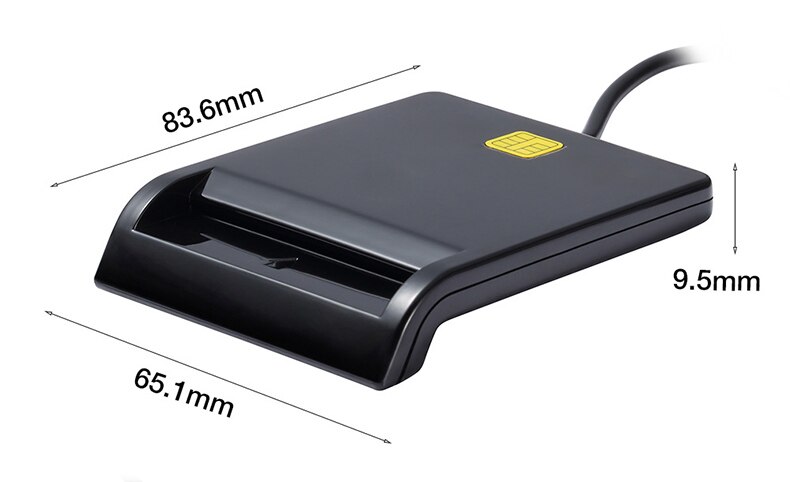 Smart Card Reader For Bank Card IC/ID card Reader for Windows 7 8Linux OS for ISO 7816 EMV Chip Card Reader