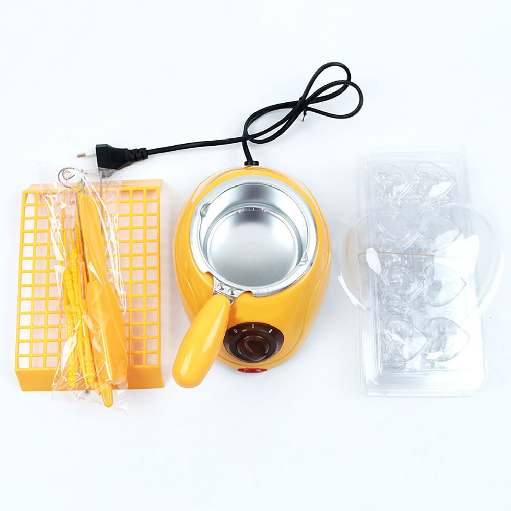 20W Mini Elektrische Schokolade Schmelzen Maschine Einzigen Topf Antihaft-Topf Anlassen Zylinder Schmelz Pfanne 220V EU stecker