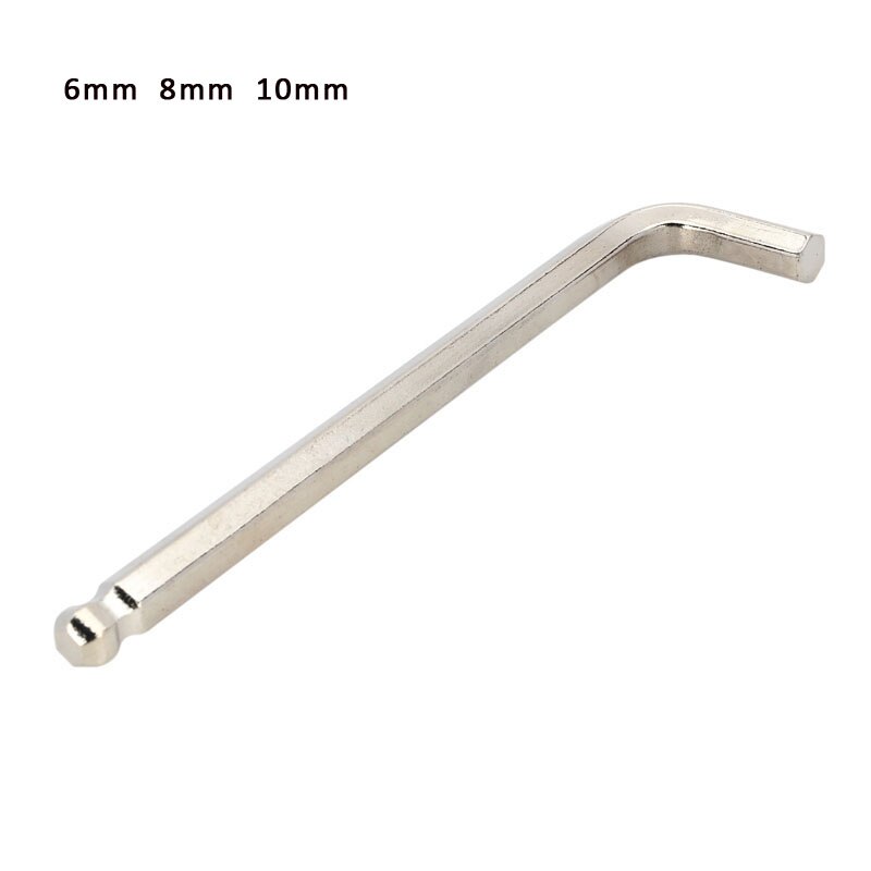 6mm 8mm 10mm Steel Ball Point Hex Key Wrenches Bicycle Repair Tool Hexagonal Screwdriver Hex Wrench Hand Tool Allen Wrenches