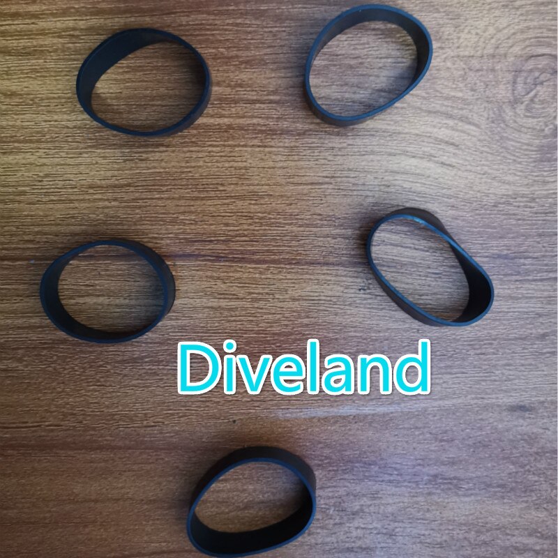 Sort farve gummi fastgørelsesbånd til 5cm bælter vægt bælte 32mm indre diameter dykning wing back pad tilbehør