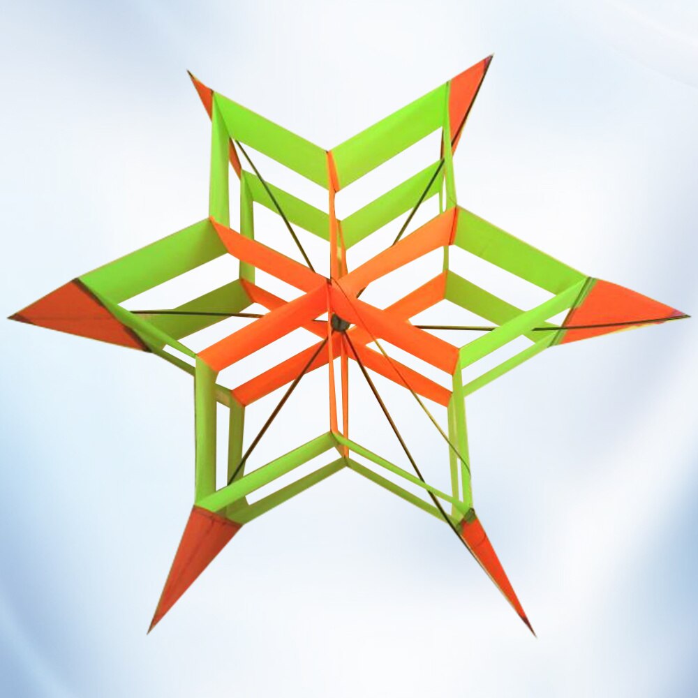 Plum Blossom Kite - Stereo Hexagon Design - Colorful & Funny Outdoor Toy