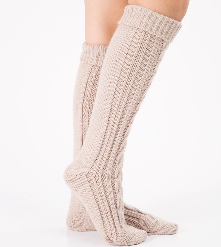 Style Warm Wool Leg Cover Trample Socks Christmas Boots Cover Over Knee Long Socks Warm Aand Thick Knitting Leg Warmers