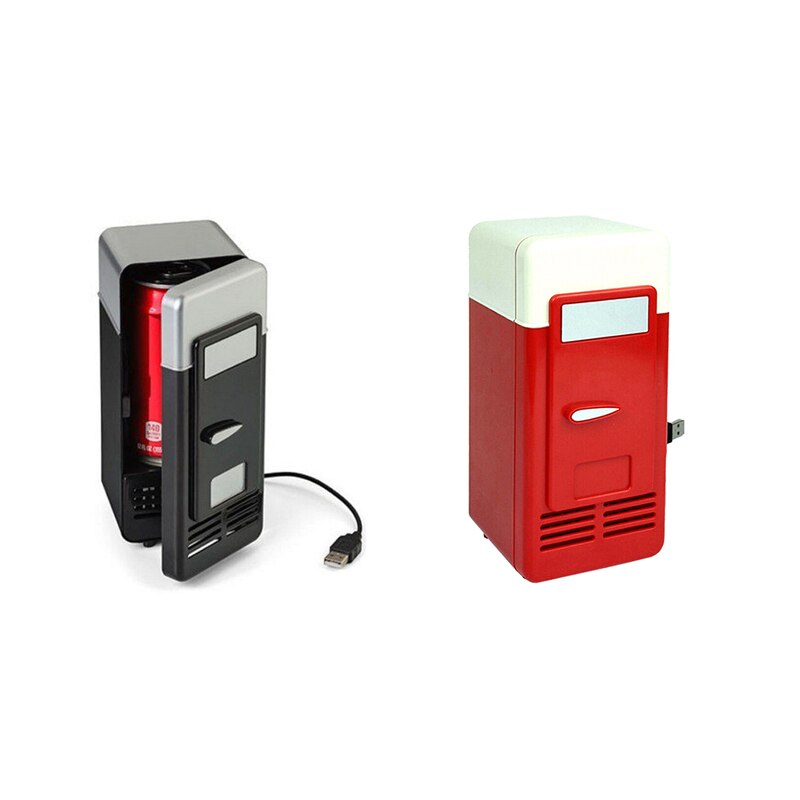Usb Mini Koelkast Koude Vriezer Cooler Kleine Draagbare Soda Mini Koelkast Voor Auto Home Reizen Vehicular Koelkast