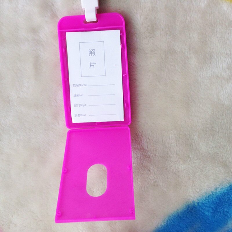 Kort halsrem kort bus id holdere slik farver navn kreditkortholdere kvinder mænd bank identitet badge med snor