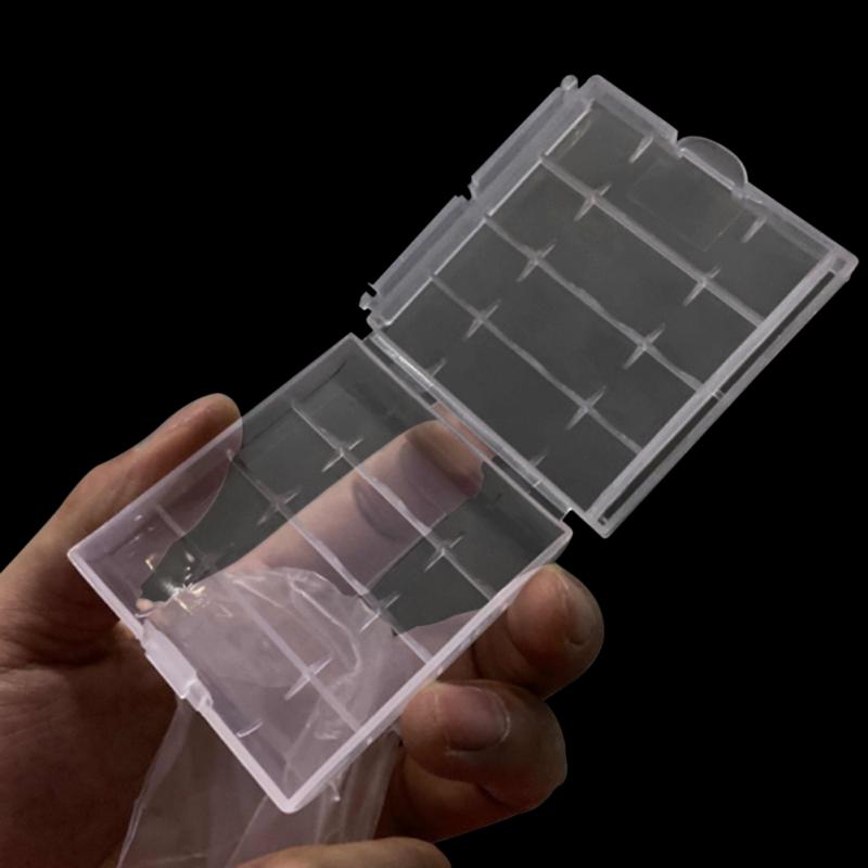 Waterdichte Plastic Batterijen Container Bag Case Aa/Aaa Batterij Opbergdoos Organizer Box Case