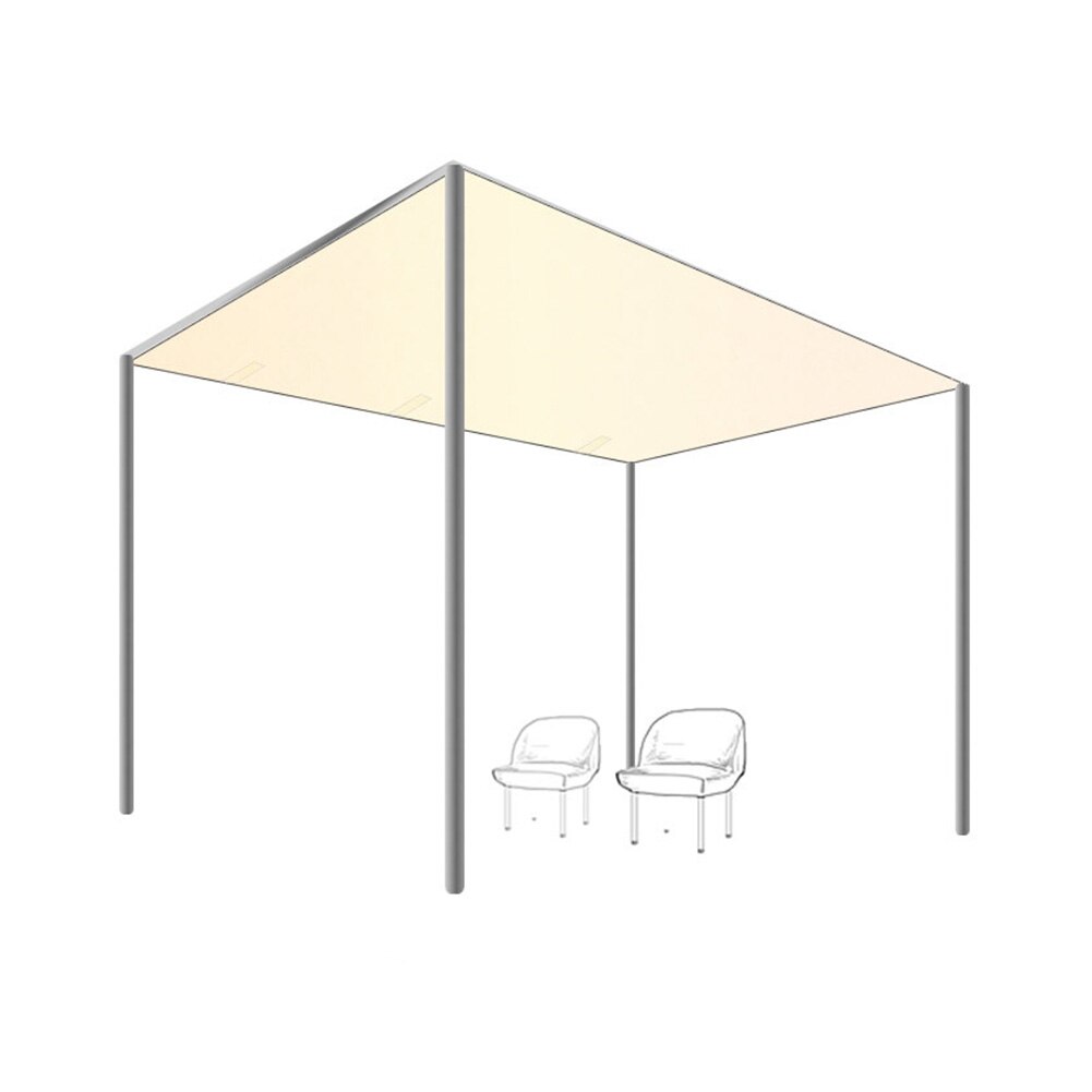 Decking Sunscreen Canopy Pergola Easy Install Sun Shade Sail UV Block Polyester Lawn Waterproof Awning Shading Outdoor Patio