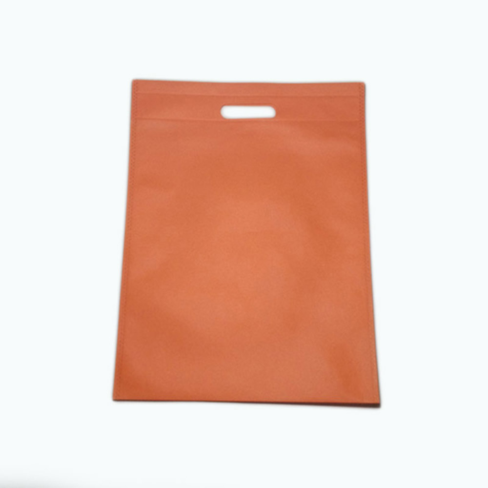 30x40cm Reusable Shopping Bag Non-Woven Fabric Bags Folding Shopping Bag: Orange