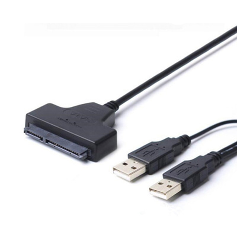USB 2.0 to USB 3.0 SATA 15 + 7 pin connector Gadgets USB Hard Disk 2.5 Adapter Converter Cable Laptop Accessories Sata Connector