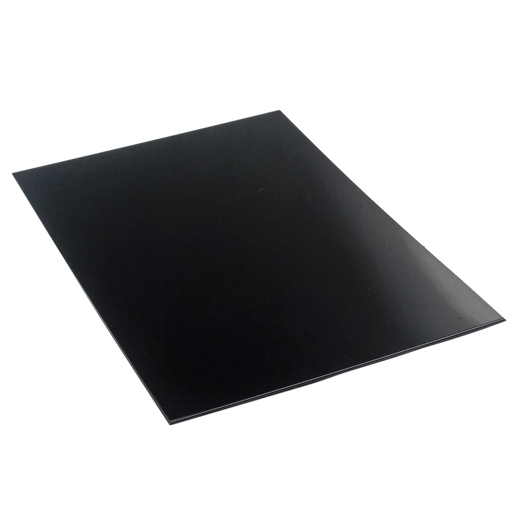 Guitarra de 3 capas de PVC, placa de rascar en blanco, protector de golpeador, Material de repuesto, parte de instrumento Musical: Negro