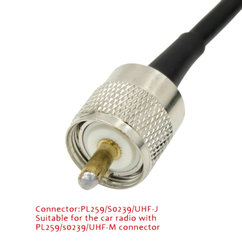 Mobile Car Antenna Magnetic Roof Mount Base 5M 16.4 Ft RG58 Coax Cable UHF Male