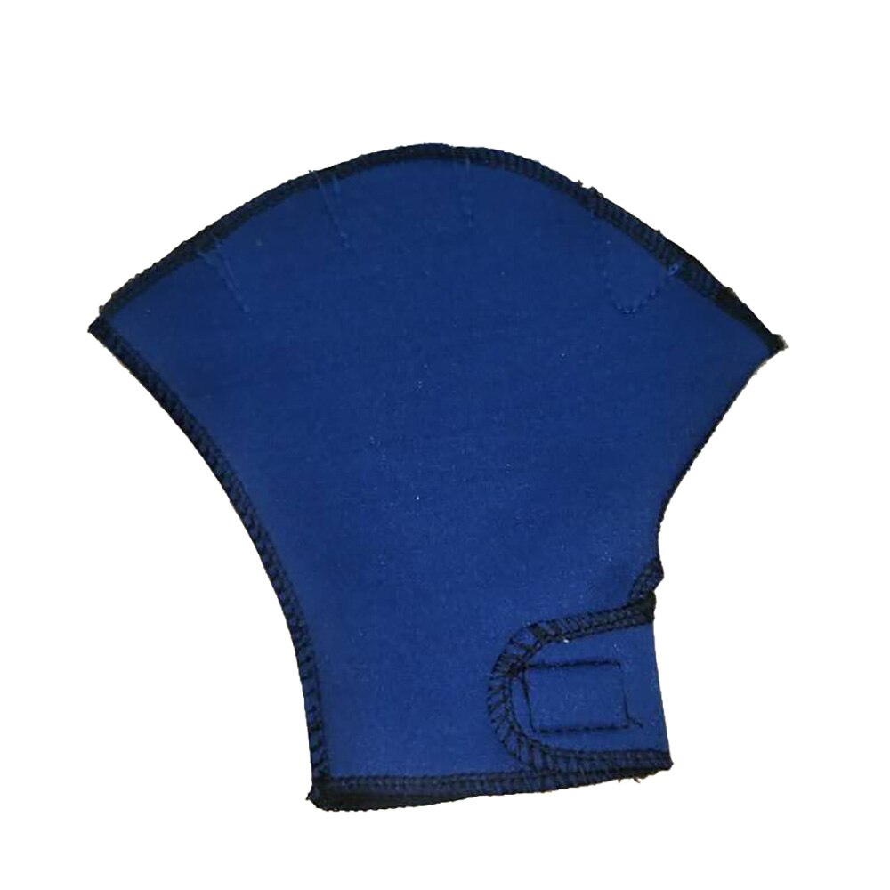 2Stck Schwimmen Handschuhe Aquatische Wasser Aqua Schwimmhäuten Neopren Ausbildung Surfen Handschuhe freundlicher Erwachsene Hand Paddel Flossen Handschuhe: Blau / S