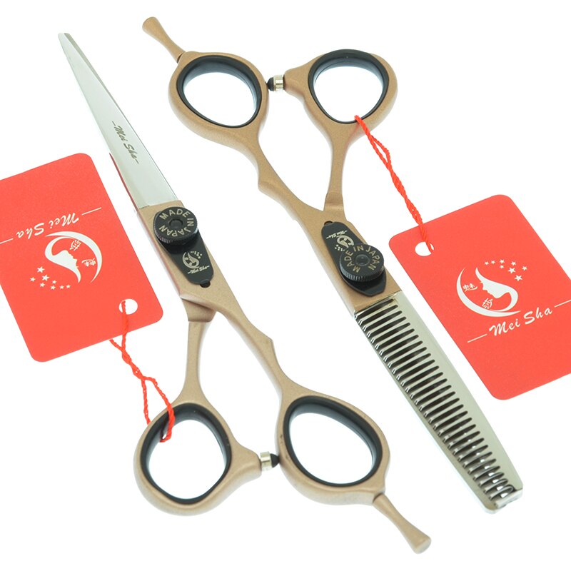 Meisha 6 inch Barber Shop Cutting Thinning Styling Shears Hair Salon Scissors Japanese Hairdressing Tools A0085A