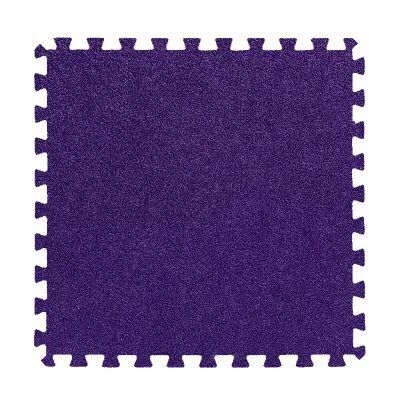 Tapete de camurça para crianças, tapete infantil de camurça com espuma eva interlock alfombra infantil de 30x30cm: MAT G10